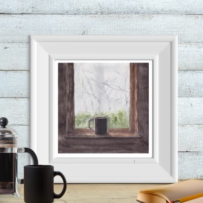 Art Print: “Misty Morning Window”
