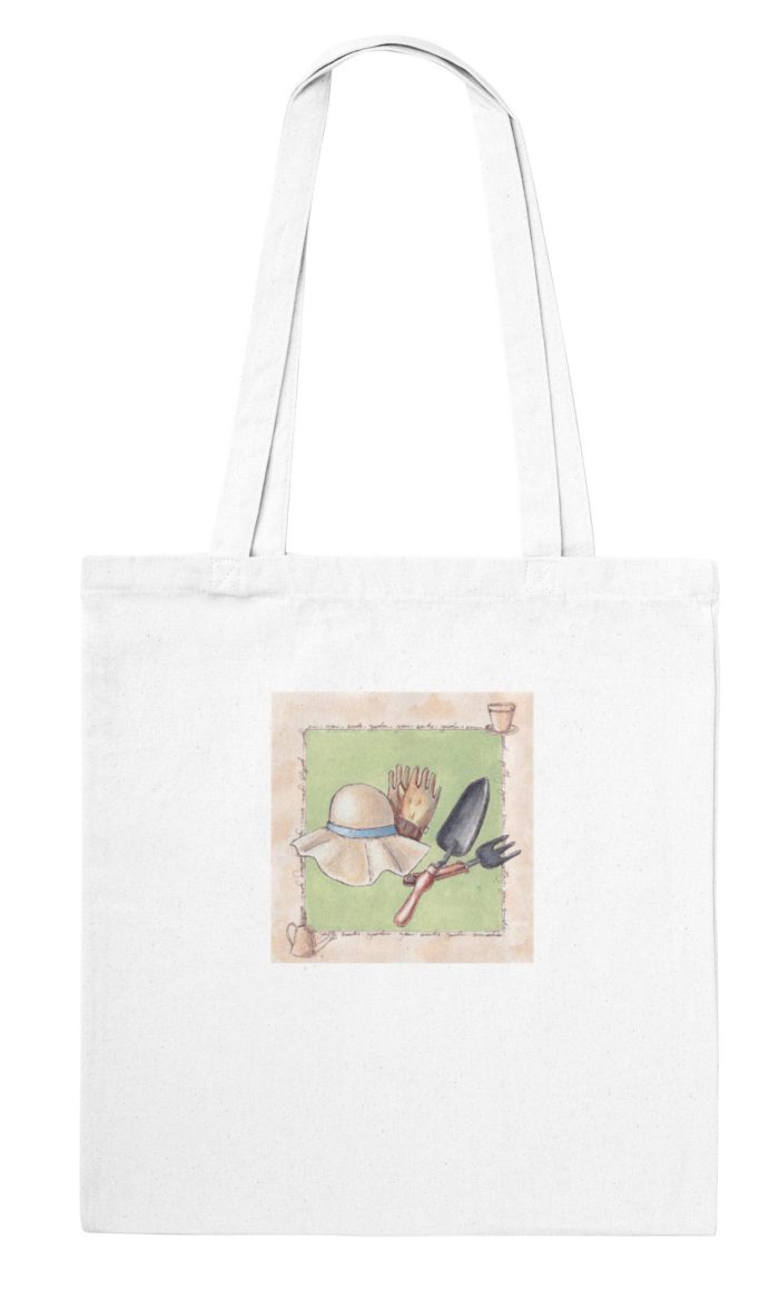 Tote Bag: Gardening Tools - NO words - Image 2