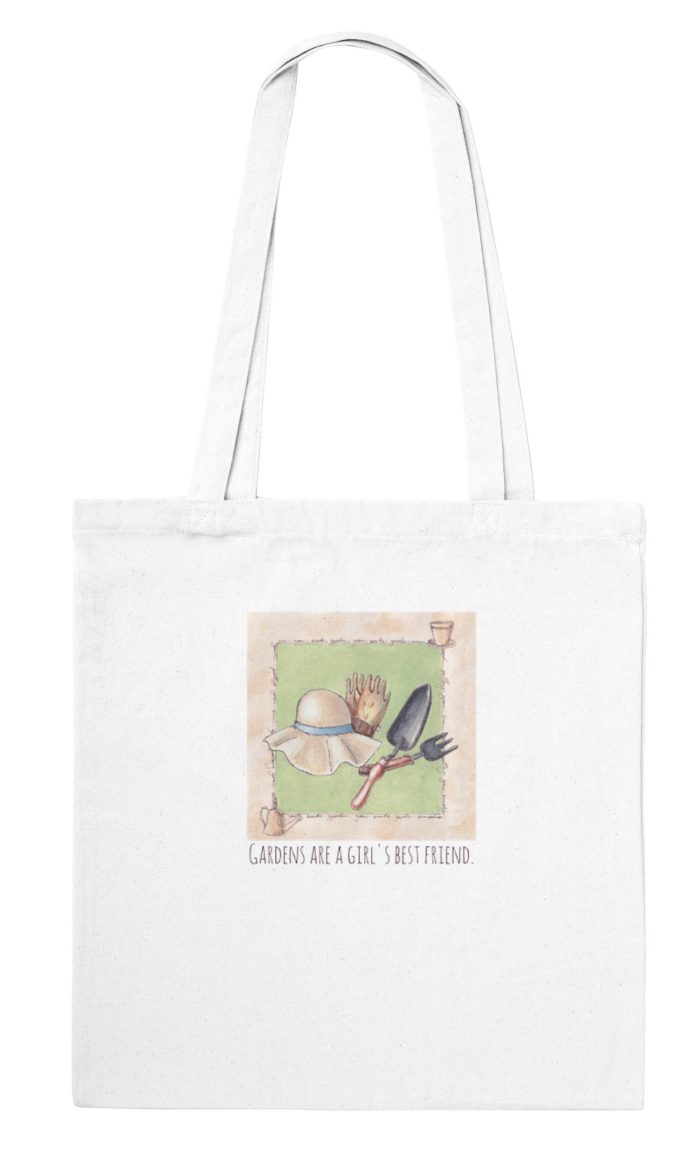 Tote Bag - Gardening Tools - With Words - Image 3