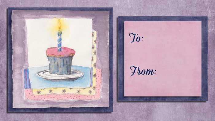 Gift Tags: “Birthday Cake for One” (US & CA) - Image 5