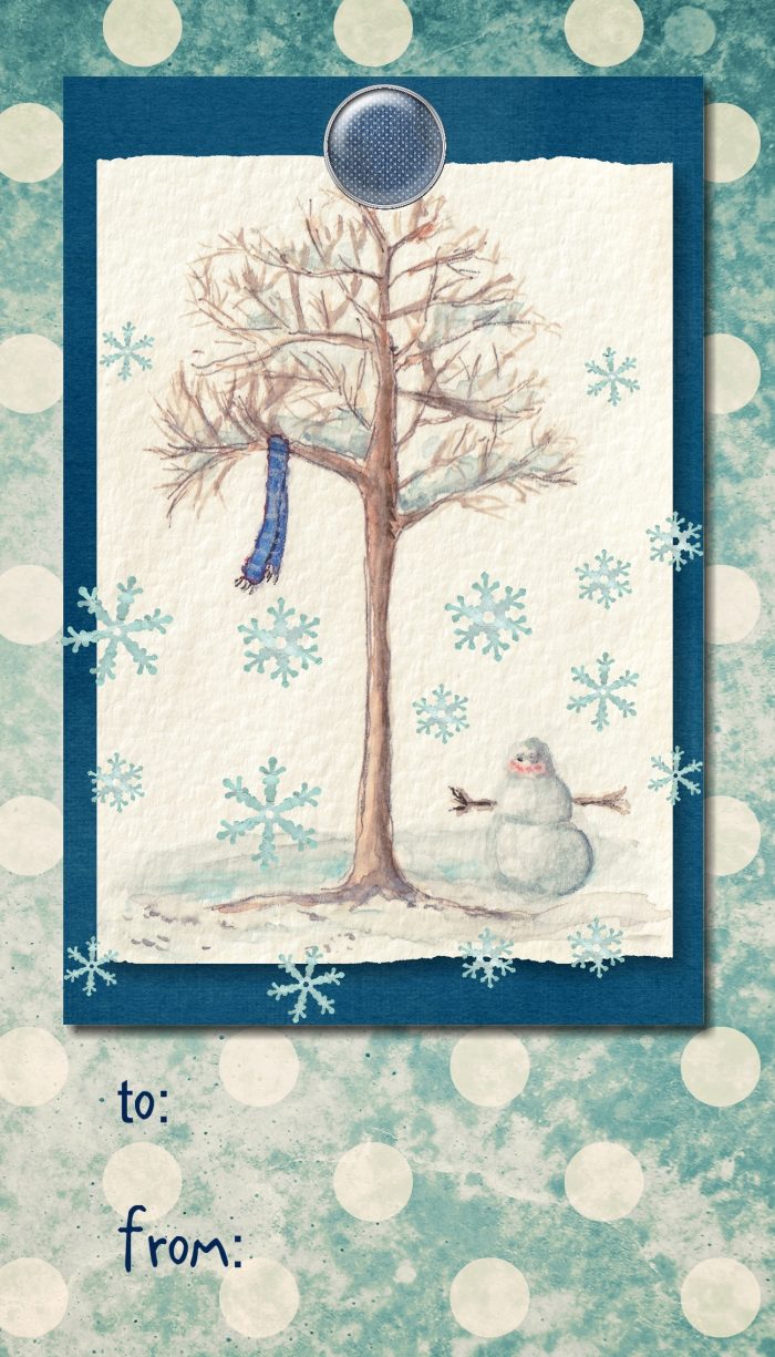 Gift Tags: “Snowman” v1 - Image 2