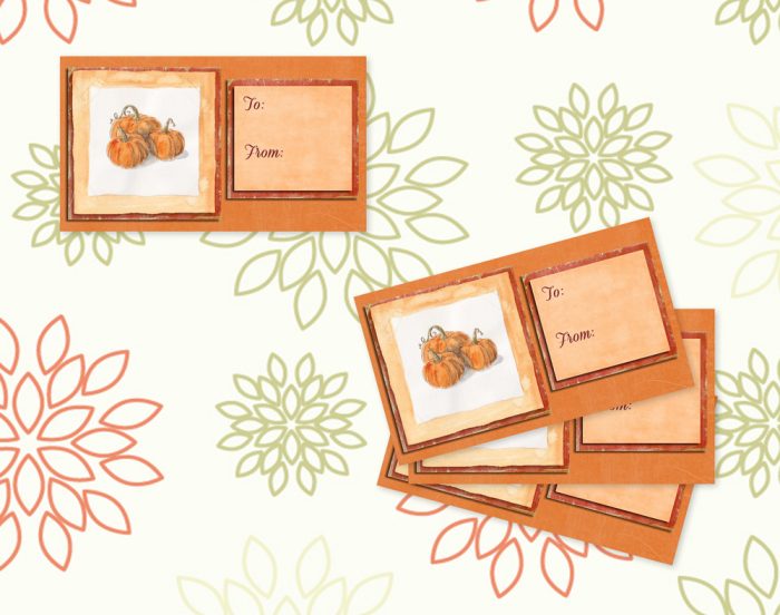 Gift Tags: "Autumn Pumpkins" (US & CA) - Image 4