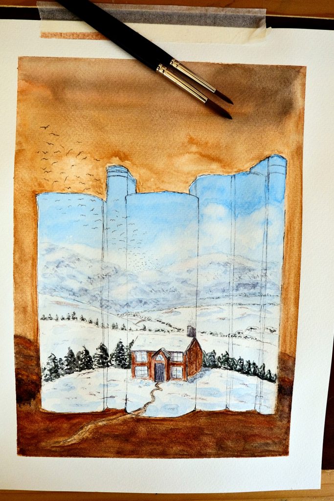 Surreal & fantastical watercolour art by Lisa Saul - thelonelycreative.com