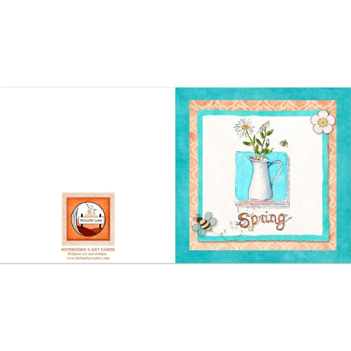 "The Return of Spring": 10 Folded Cards (white envelopes) - Image 2