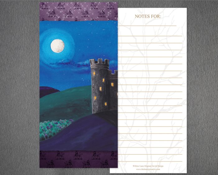 10 Bookmarks for Notetakers & Writers: “Fantasy Castle”