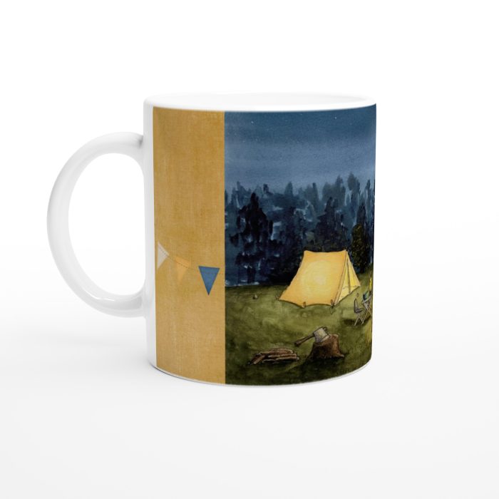 Ceramic Mug: "Cosy Camping"