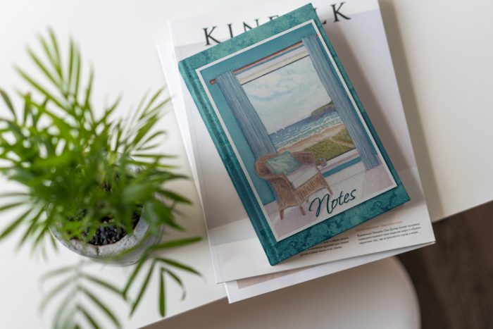 Sea View - Teal: Willow Lane Notebook #20 - Image 3