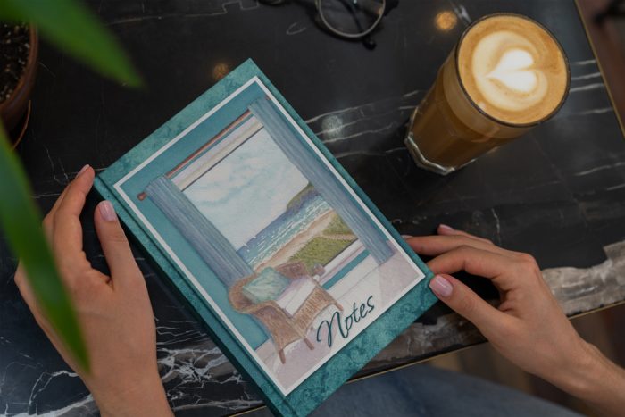 Sea View - Teal: Willow Lane Notebook #20 - Image 2