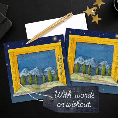 "Nightdreams" (US & CA): 10 Folded Cards (white envelopes)