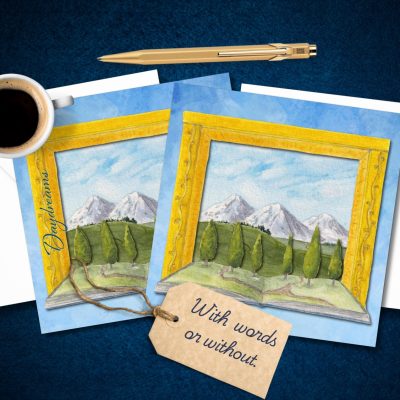 "Daydreams" (US & CA): 10 Folded Cards (white envelopes)