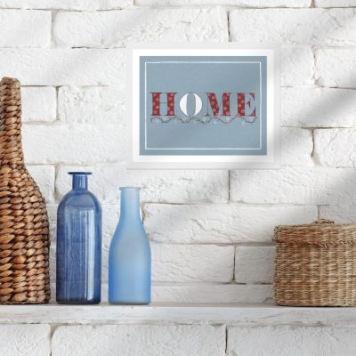 FRAMED Art Print: "Home"