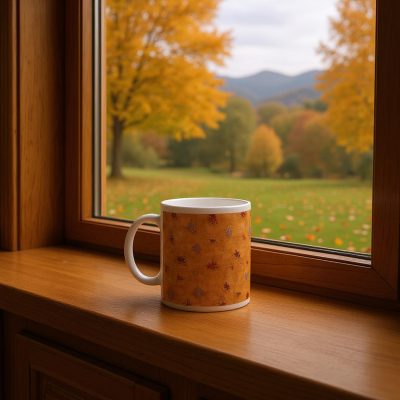 Ceramic Mug: "Leaf Fall"