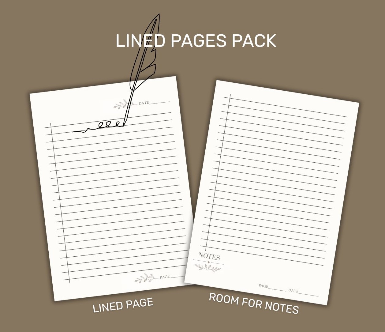 WRITING PROMPT LINED PAPER PACK